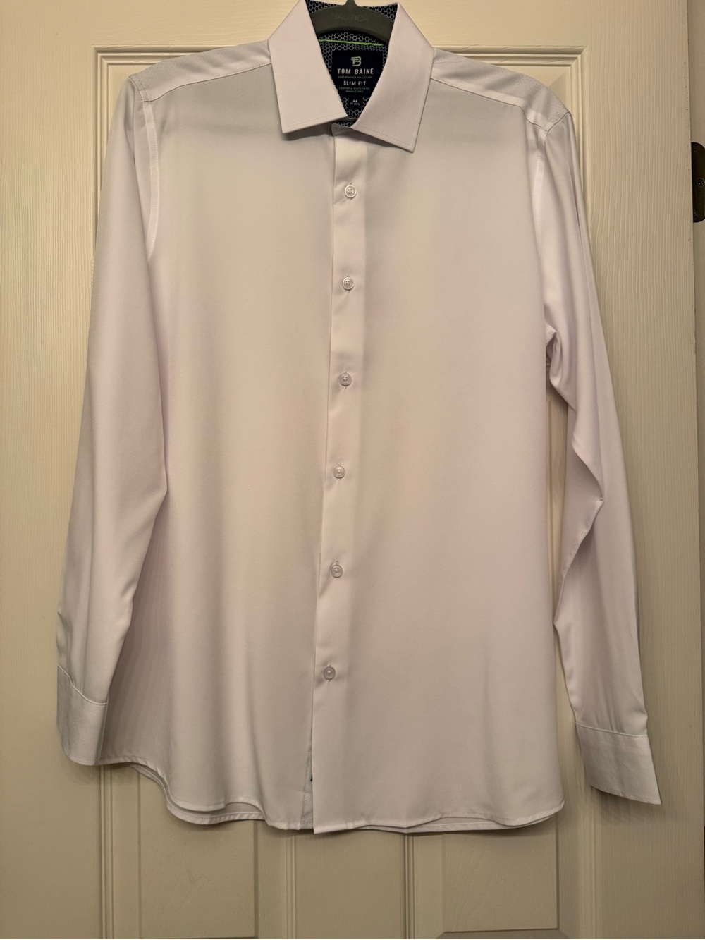 Tom Blaine Performance Men's White Wrinkle-Resistant Dress Shirt NWOT